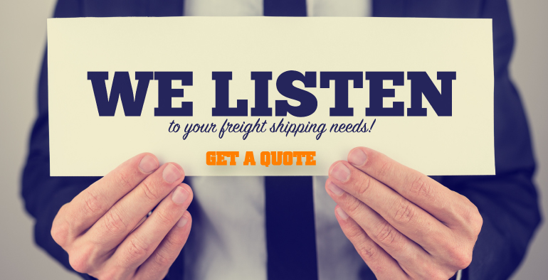 Get a quote on Freight